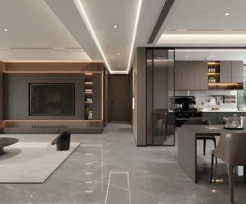 Modern A Living Room-ID:882061966