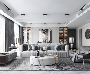 Modern A Living Room-ID:434283022