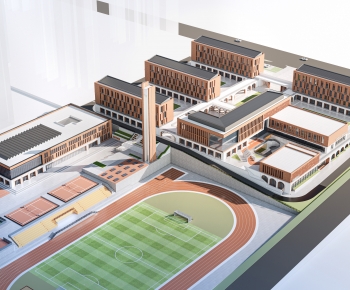 Modern Architectural Bird's-eye View Planning-ID:872737882