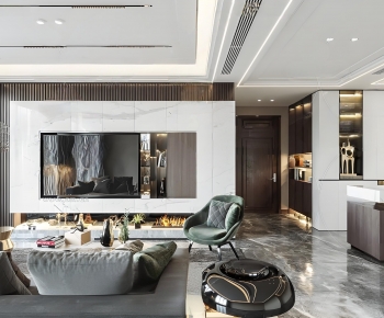 Modern A Living Room-ID:225892079