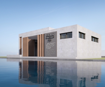 Modern Public Building-ID:615072976