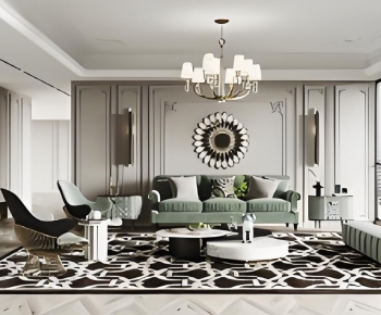 American Style A Living Room-ID:336384063