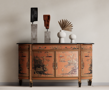 Retro Style Decorative Cabinet-ID:706920663