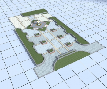 Modern Park Landscape-ID:975311999