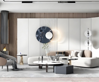 Modern A Living Room-ID:386039973