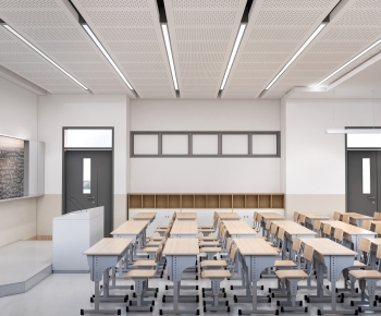 Modern School Classrooms-ID:424519065