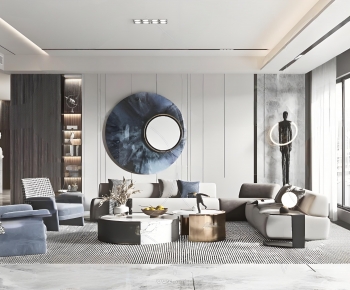 Modern A Living Room-ID:189443114