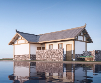 New Chinese Style Public Building-ID:266199168