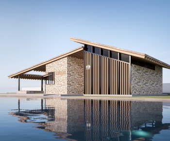 New Chinese Style Public Building-ID:865175964