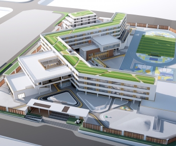 Modern Architectural Bird's-eye View Planning-ID:556343087