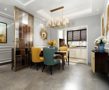 American Style Dining Room-ID:481760548