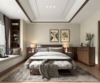 American Style Bedroom-ID:301448118