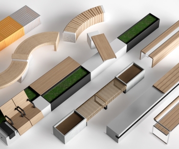 Modern Communal Chair-ID:971884015