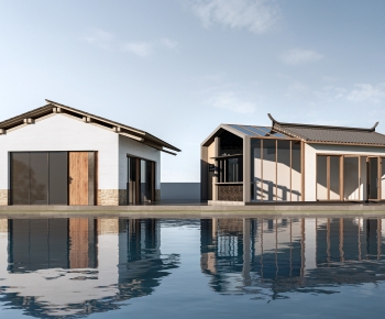 New Chinese Style Appearance Of Commercial Building-ID:579236982