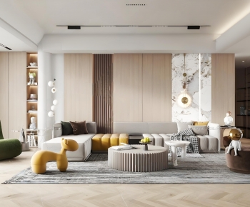 Modern A Living Room-ID:766900061