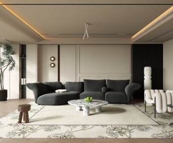 French Style A Living Room-ID:477397924