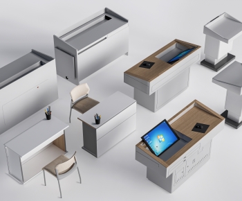 Modern Rostrum/Lecture Table-ID:768098811