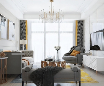 American Style A Living Room-ID:767025956