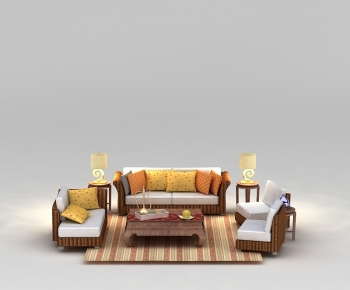 Southeast Asian Style Sofa Combination-ID:204890015