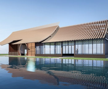 New Chinese Style Public Building-ID:937489992