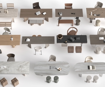 Modern Computer Desk And Chair-ID:100250227