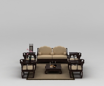 Chinese Style Sofa Combination-ID:604288103