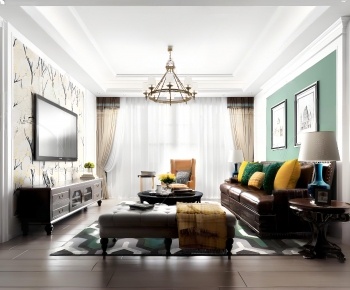 American Style A Living Room-ID:106584077