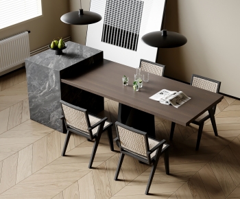 Modern Dining Table And Chairs-ID:294779064