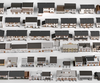 New Chinese Style Residential Building-ID:560966016