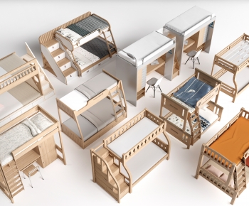 Modern Bunk Bed-ID:764834887