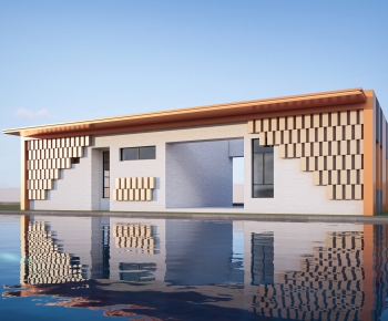 Modern Public Building-ID:923022998