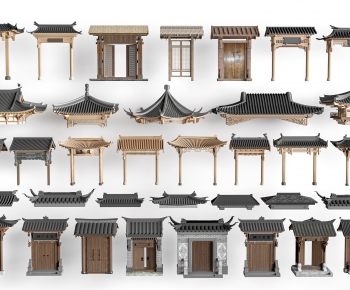 New Chinese Style Decorated Archway-ID:889863978