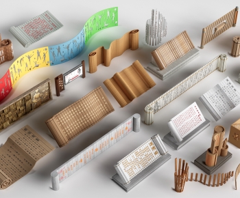 New Chinese Style Sculpture Sketch-ID:415239104