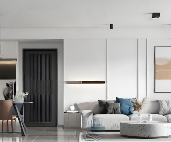 Modern A Living Room-ID:803366907