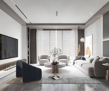 Modern A Living Room-ID:985752116