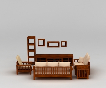 Chinese Style Sofa Combination-ID:517745978
