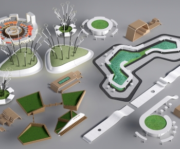 Modern Communal Chair-ID:219378953