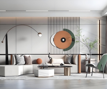 Modern A Living Room-ID:922639444