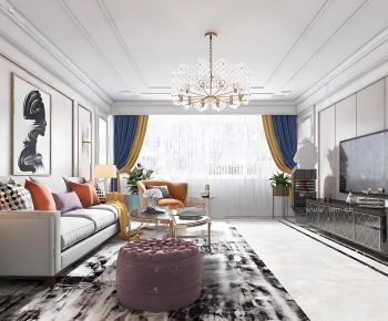 American Style A Living Room-ID:873918068