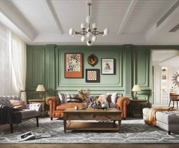 American Style A Living Room-ID:868361008