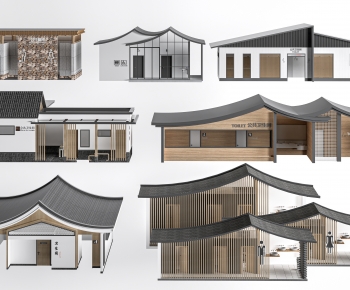 New Chinese Style Public Building-ID:652457958