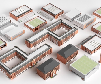 Modern School Building-ID:145859799