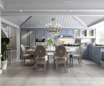 American Style Dining Room-ID:439795023