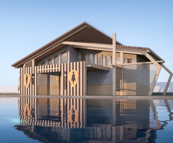 New Chinese Style Public Building-ID:942286971