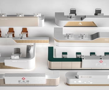 Modern Reception Desk-ID:583281999