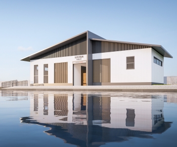 New Chinese Style Public Building-ID:387346036