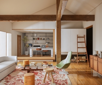 Modern A Living Room-ID:809668065