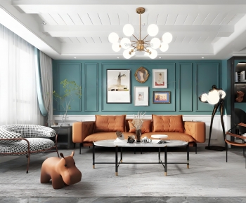 American Style A Living Room-ID:123323923