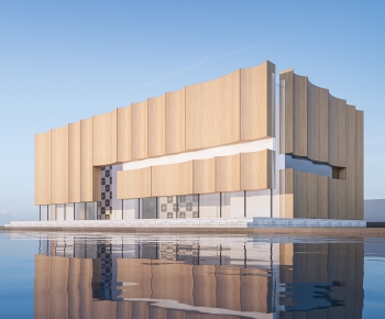 Modern Appearance Of Commercial Building-ID:132452965