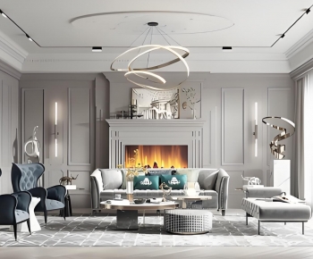 American Style A Living Room-ID:362124925